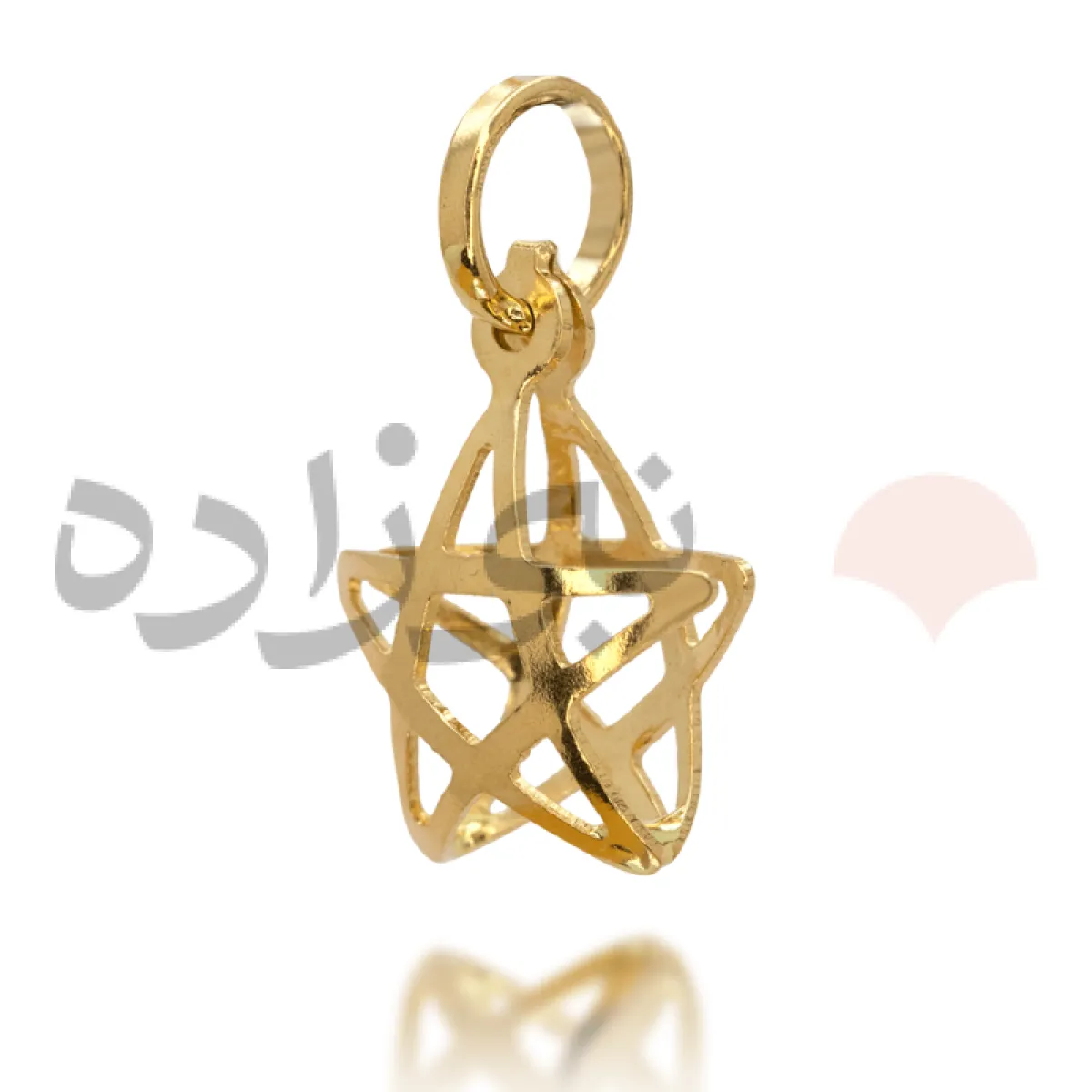 پلاک طلا ستاره سه بعدی C002