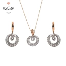 نیم ست کارلو طرح سیب H026