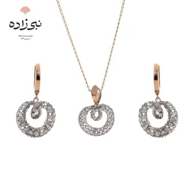نیم ست کارلو طرح سیب H026