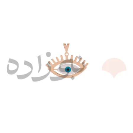 پلاک طلا چشم نظر C027
