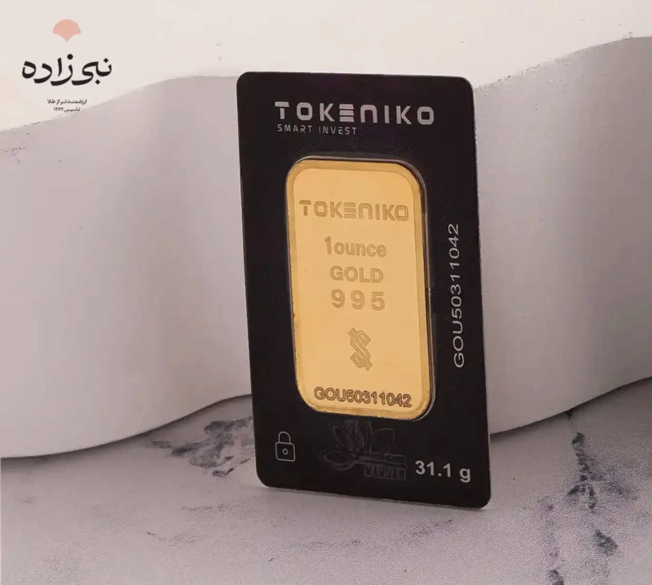 شمش 24 عیار 1 اونسی توکنیکو G064