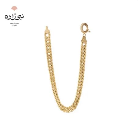 دستبند کارتیه کوبیده بافت چهار B169