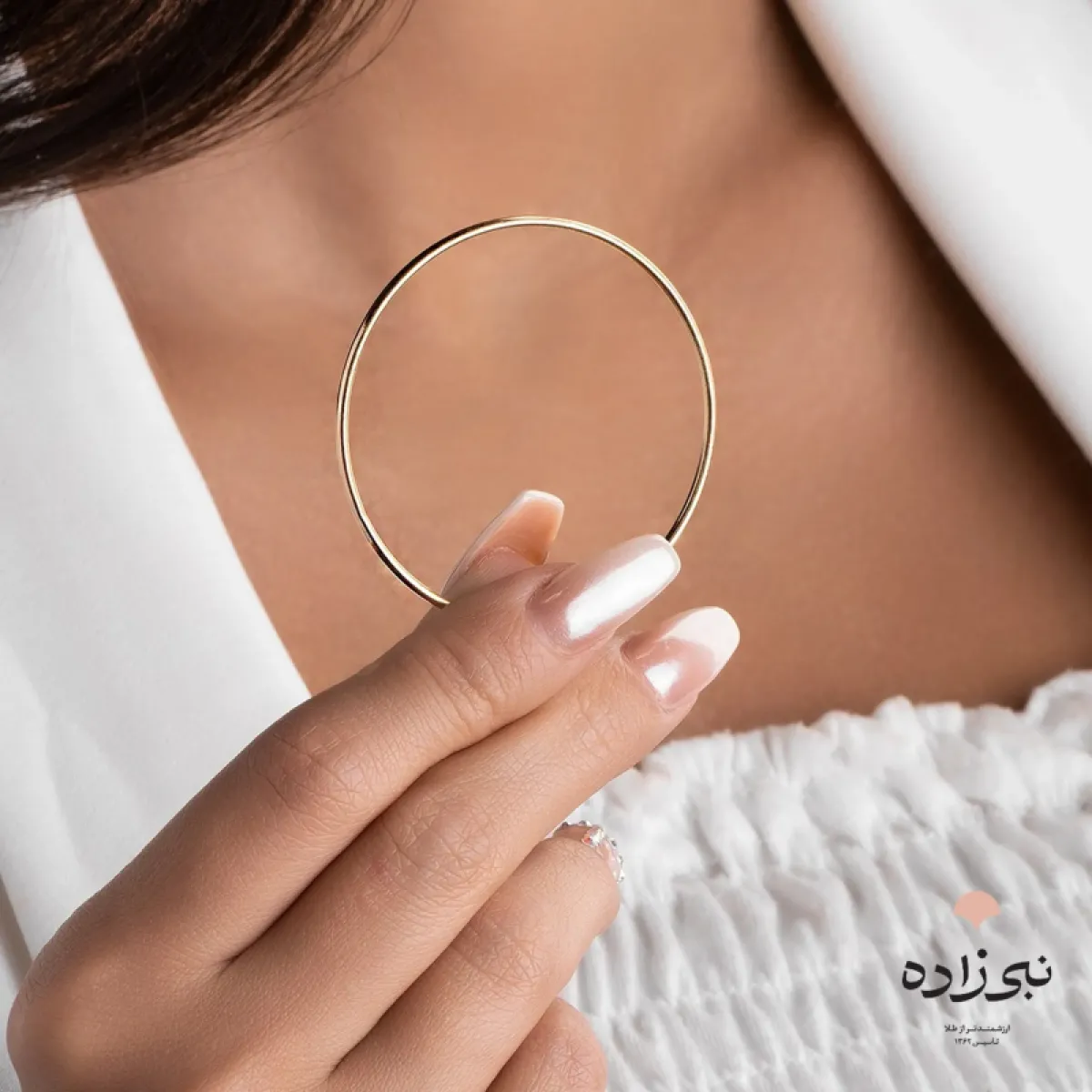 النگو آینه ای بچه گانه سایز 3 B042