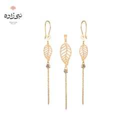 نیم ست لیزری برگ و البرنادو طلا H006