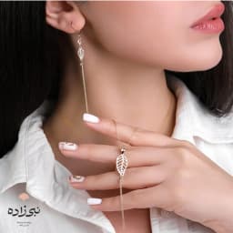 نیم ست لیزری برگ و البرنادو طلا H006