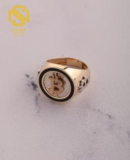 انگشتر مردانه بیت کوین R084