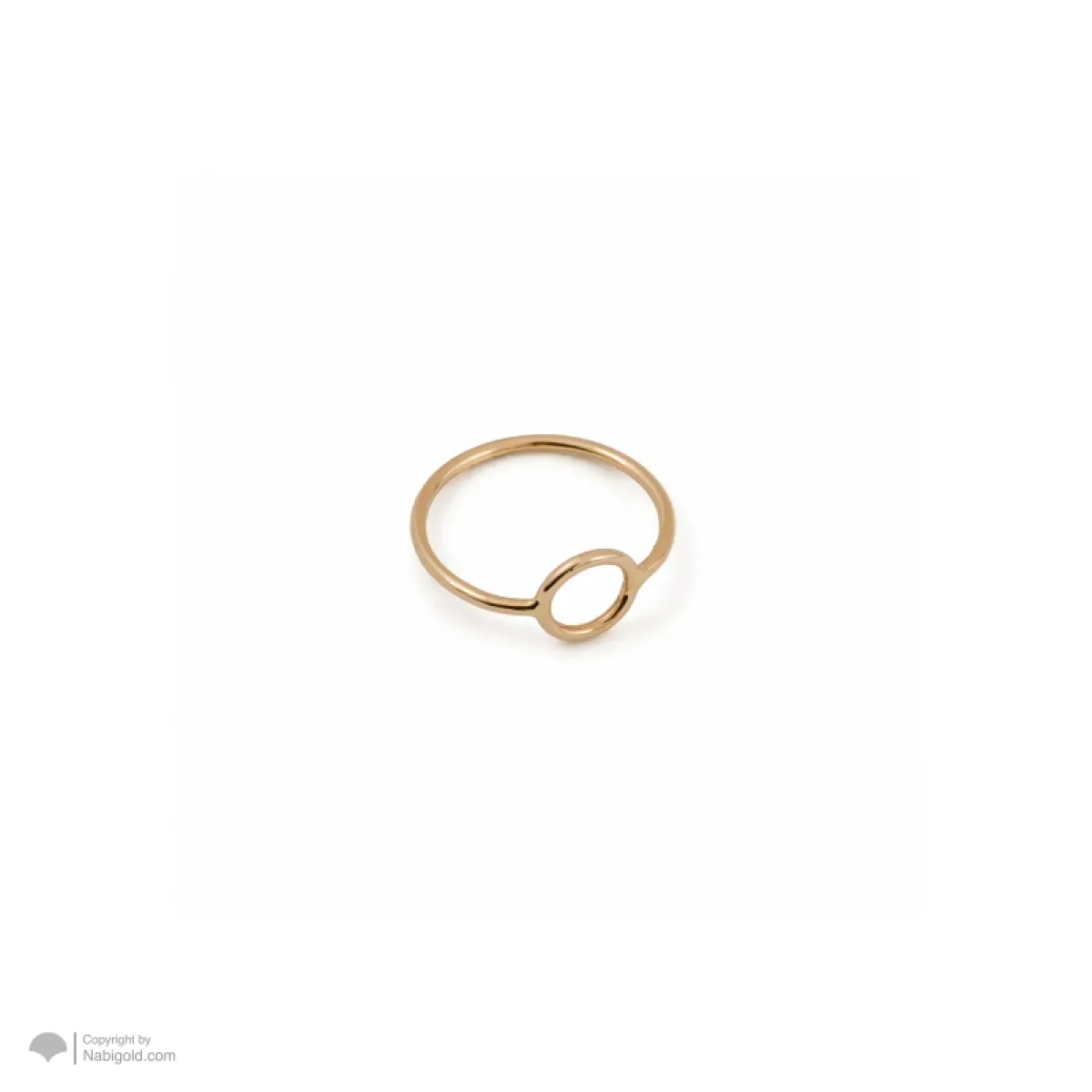 انگشتر دکوراتیو دایره تو خالی بچگانه R107