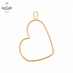 پلاک قلب مفتولی بزرگ C204