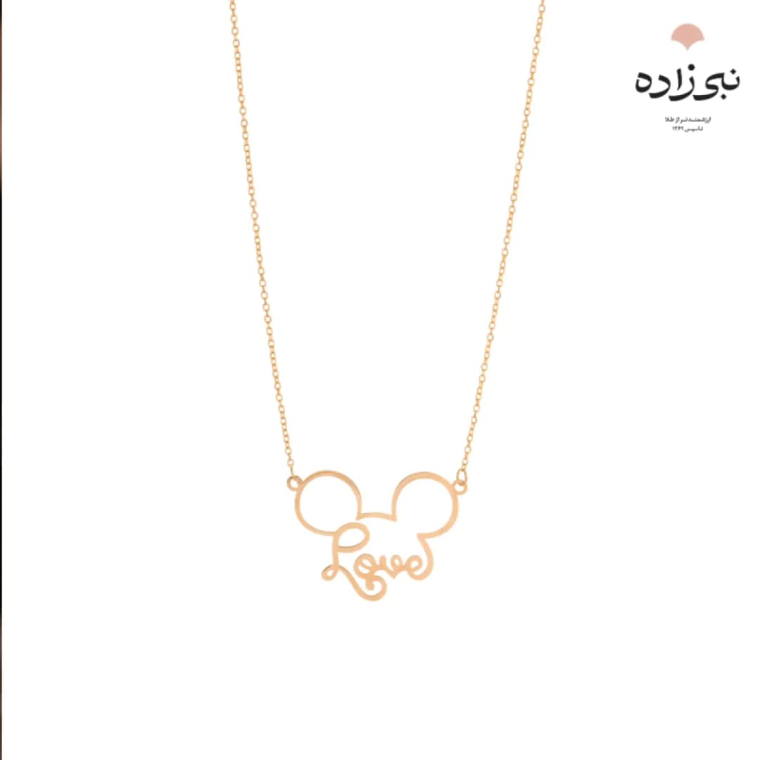گردنبند لیزری میکی موس N104