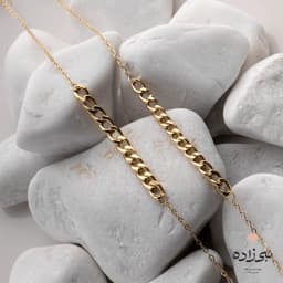 گردنبند کارتیه تلفیقی سه تیکه طلا N073