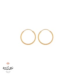 گوشواره حلقه ای تراش قطر 13 میل E080