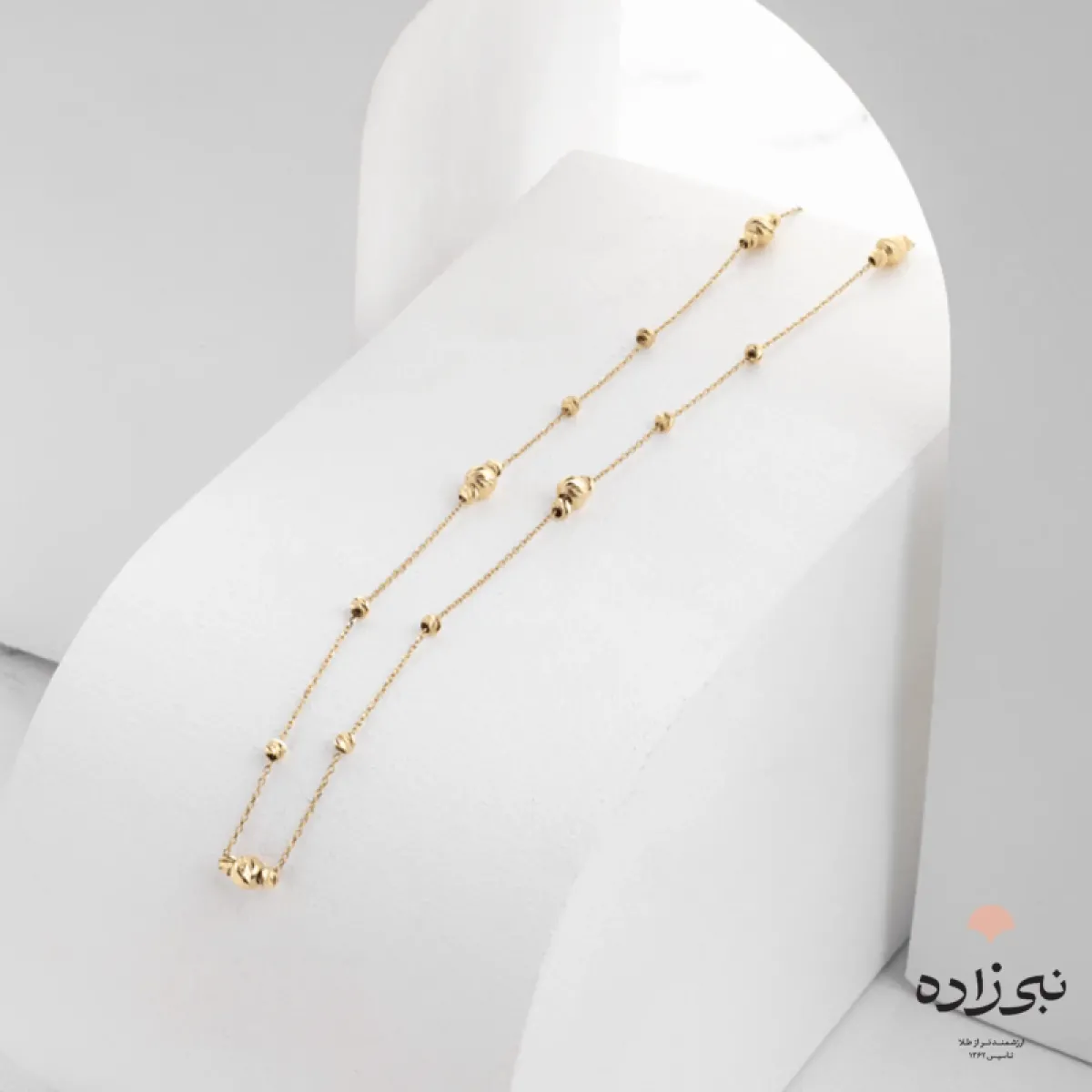 گردنبند گوی البرنادو طلا N071