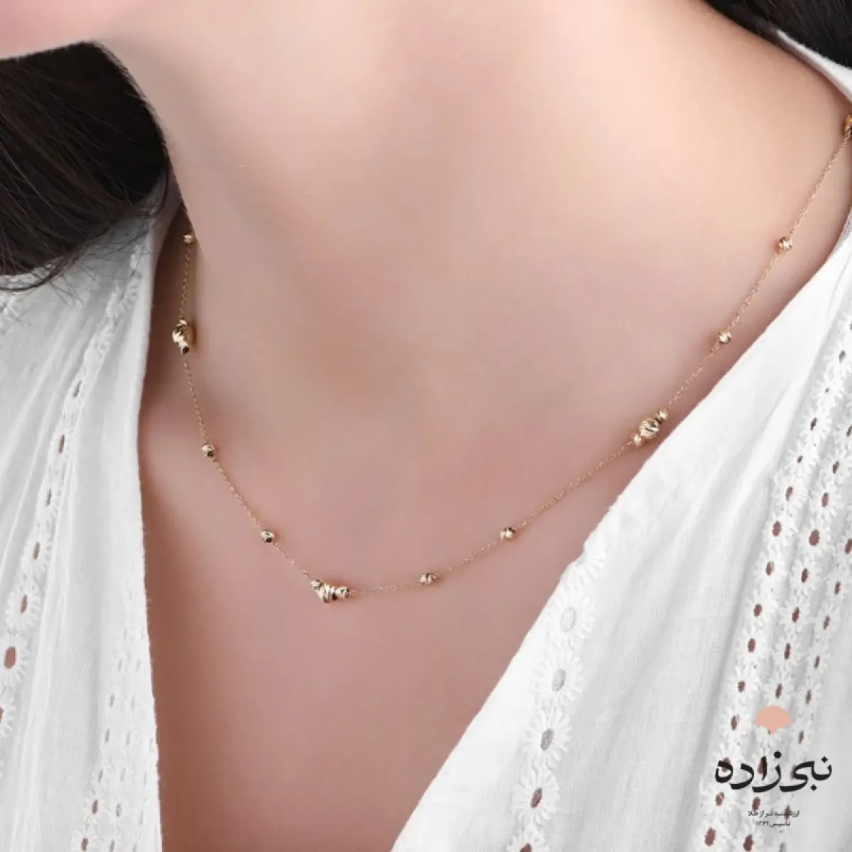 گردنبند گوی البرنادو طلا N071