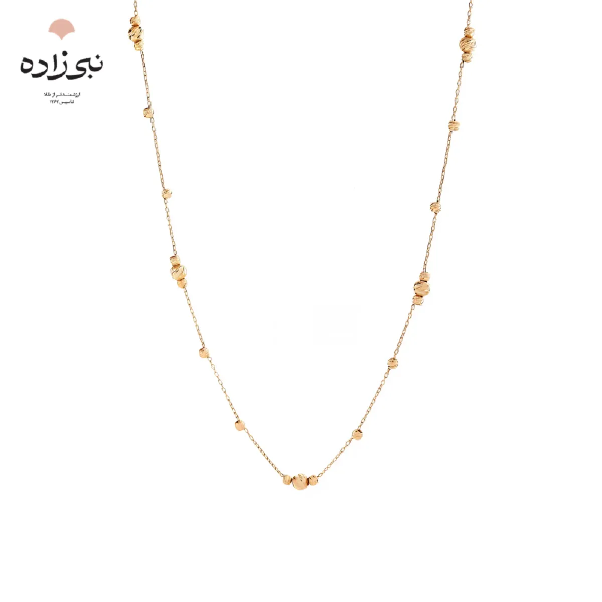 گردنبند گوی البرنادو طلا N071