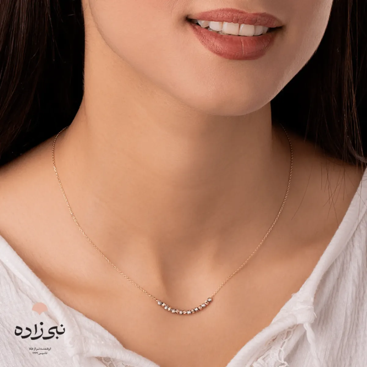 گردنبند البرنادو 15 گوی فشرده N168