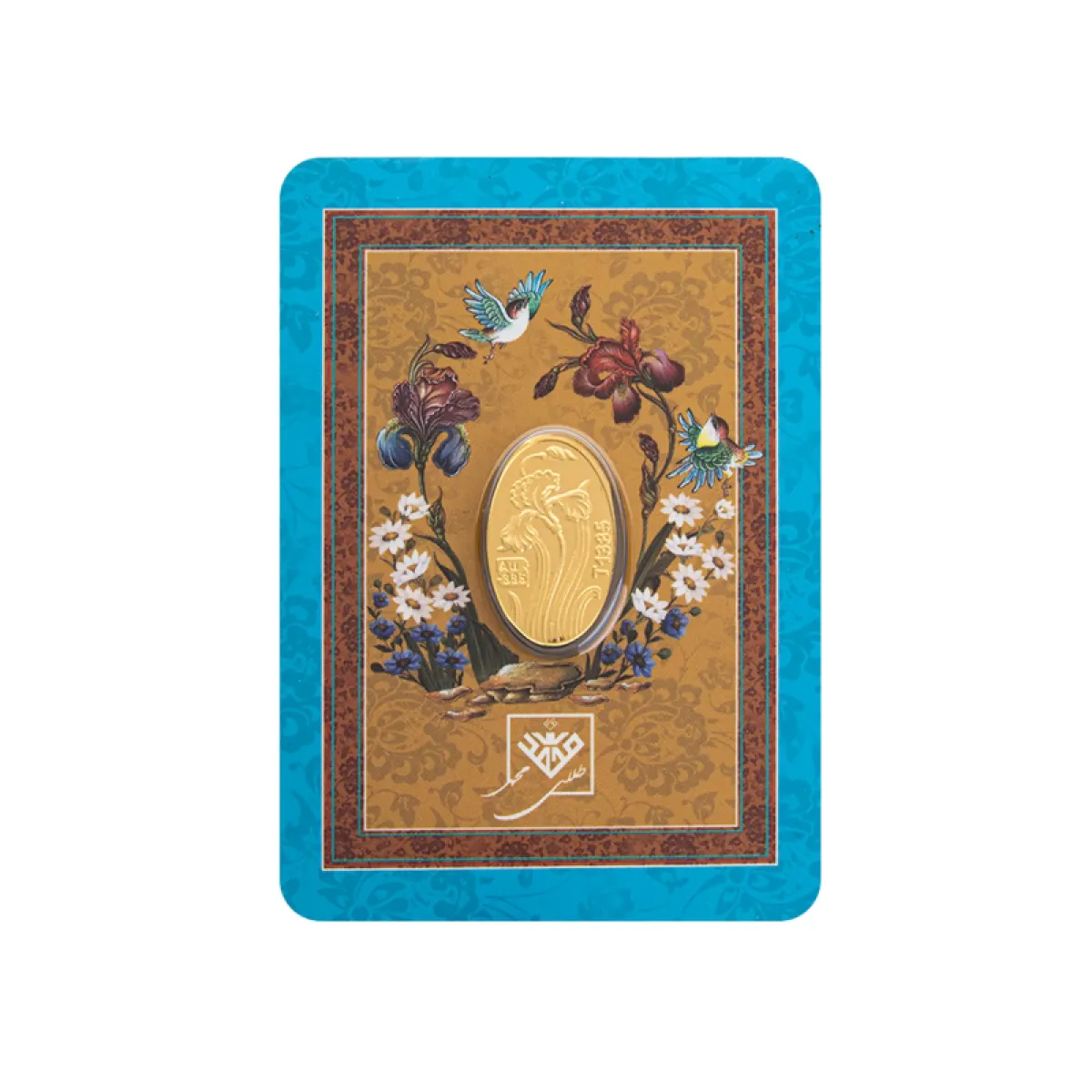 شمش 24 عیار 100 سوت زنبق G037