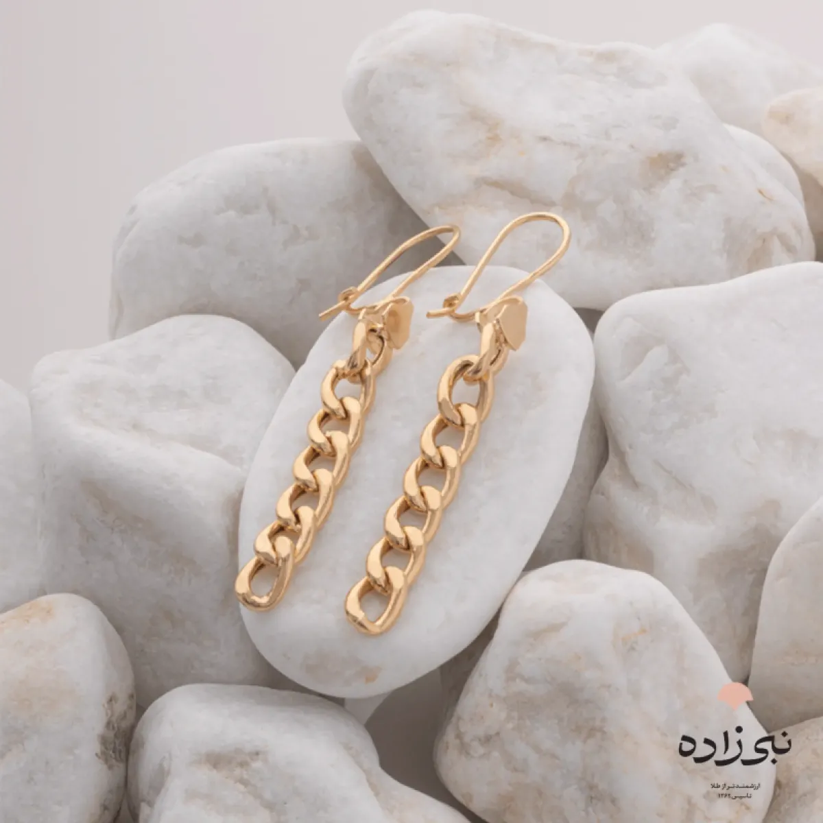گوشواره کارتیه لخت بافت 2 E066
