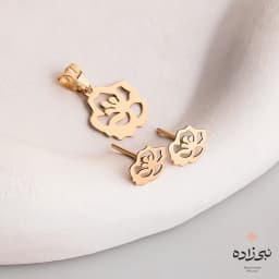 نیم ست لیزری گل رز H023