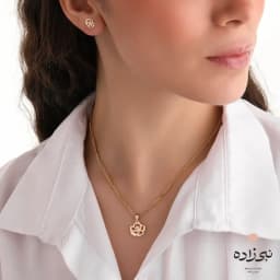نیم ست لیزری گل رز H023