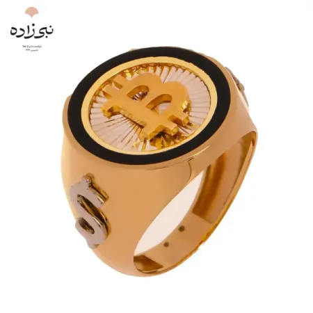 انگشتر مردانه بیت کوین R084