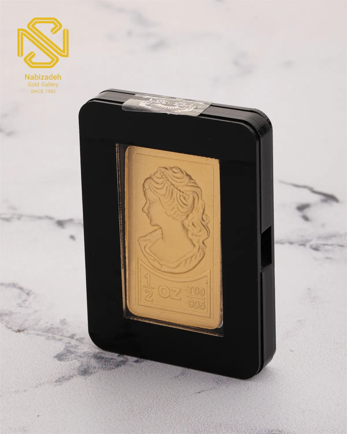 شمش 24 عیار نیم اونسی ونوس G048