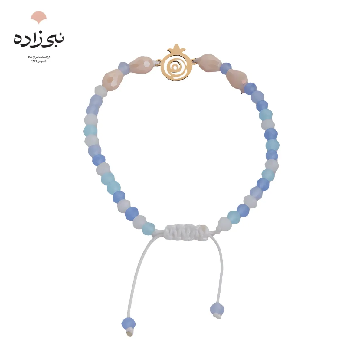 دستبند سنگی انار طلا B261