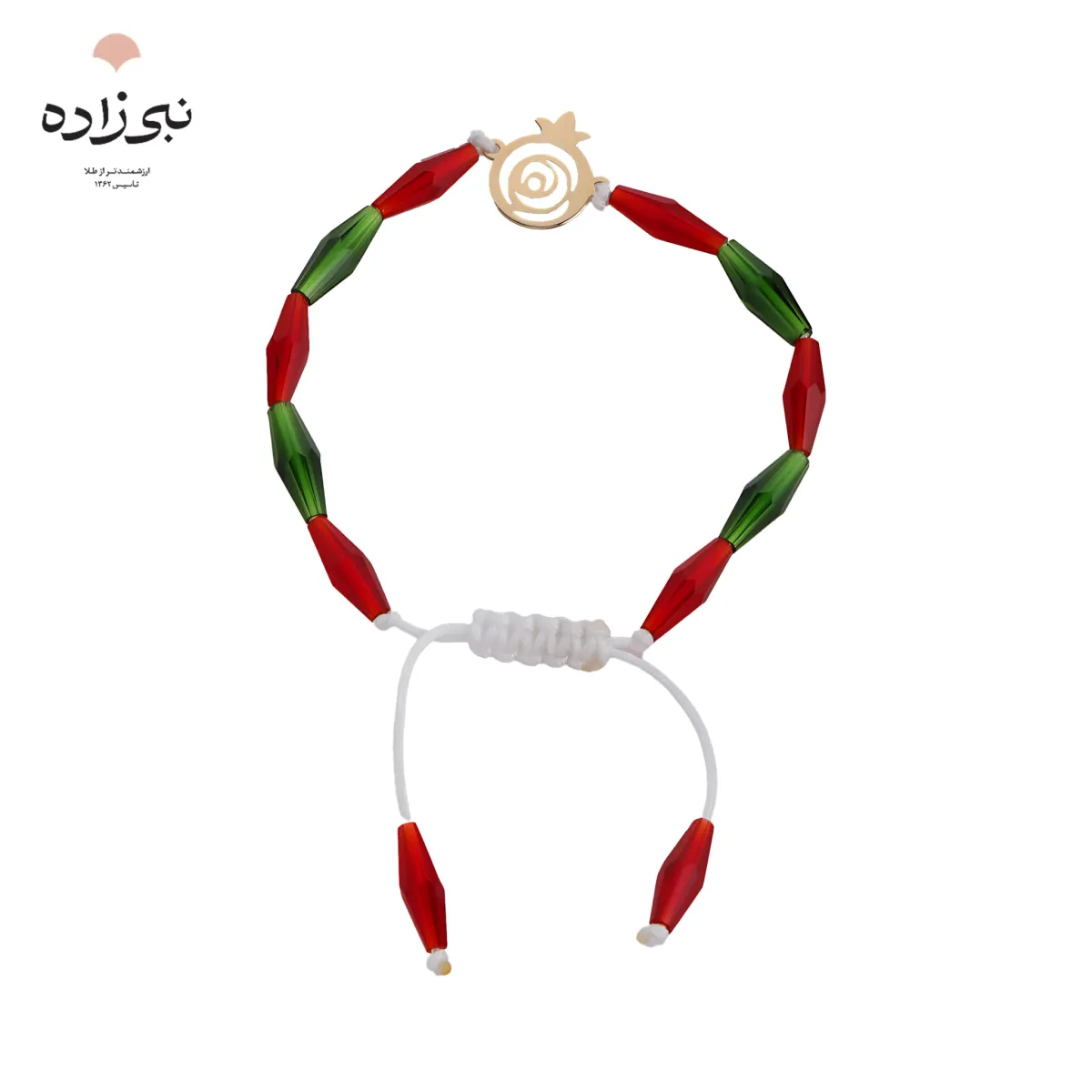 دستبند سنگی انار طلا B261