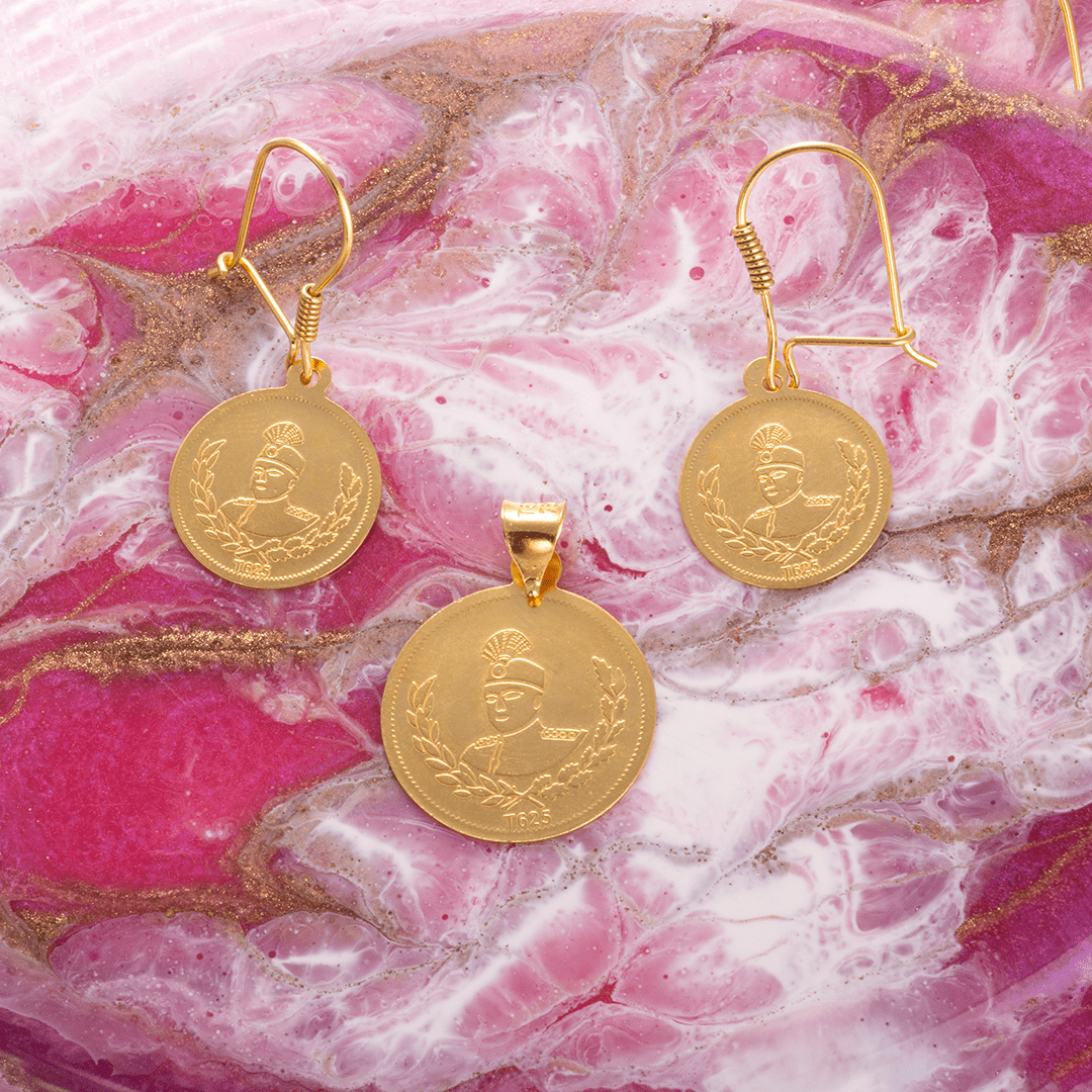 نیم ست اشرفی طلا H004 2 نیم ست اشرفی طلا