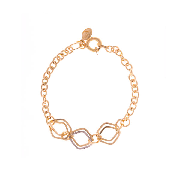 دستبند طلا اپل لوزی