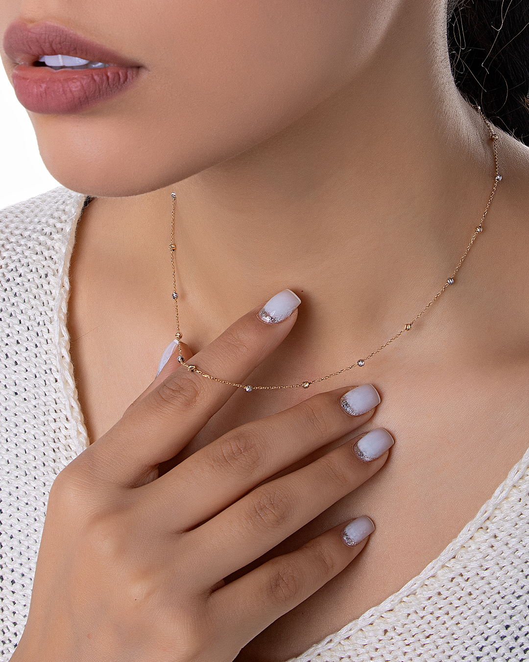 گردنبند البرنادو 17 گوی N163 3 گردنبند البرنادو 17 گوی N163