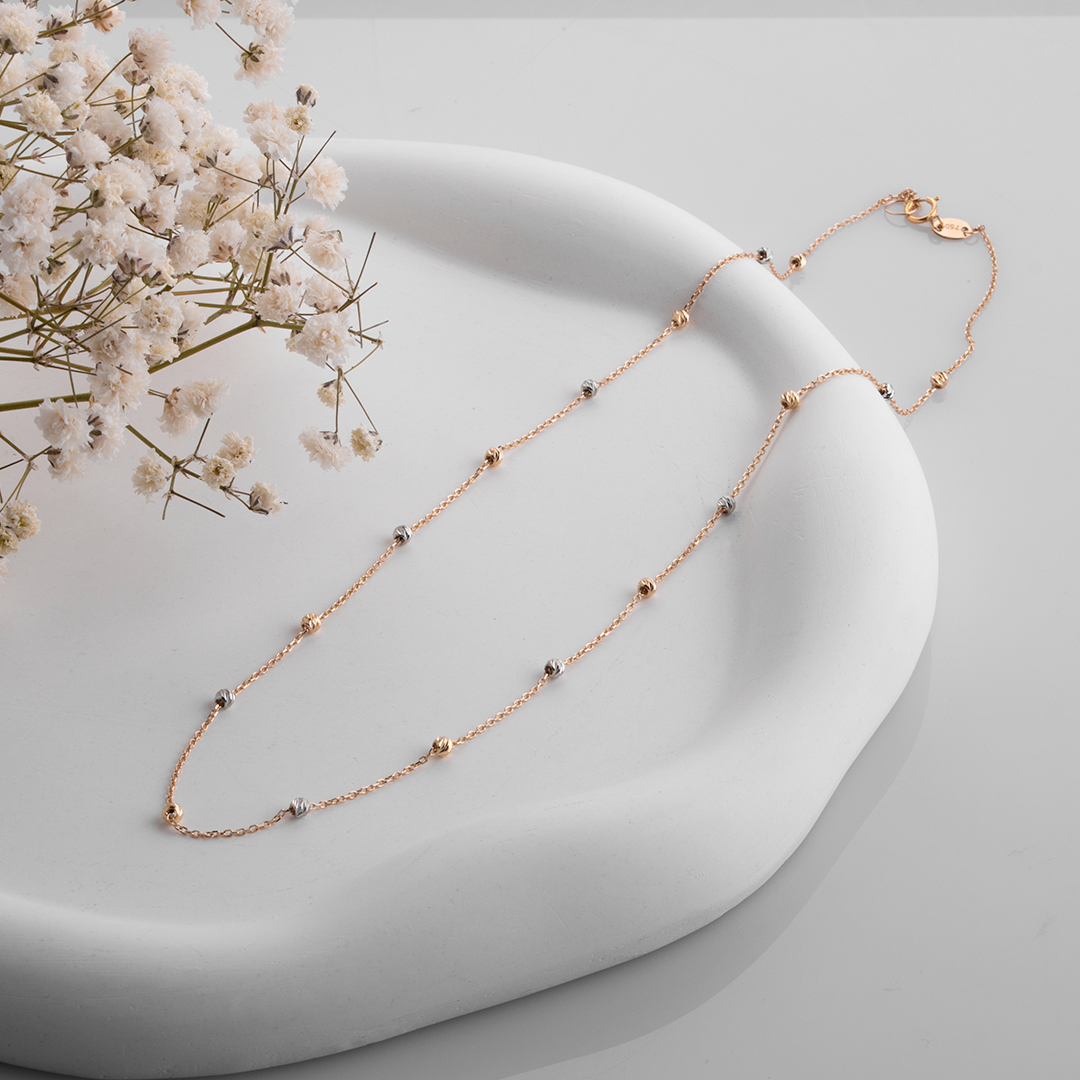 گردنبند البرنادو 17 گوی N163 2 گردنبند البرنادو 17 گوی N163