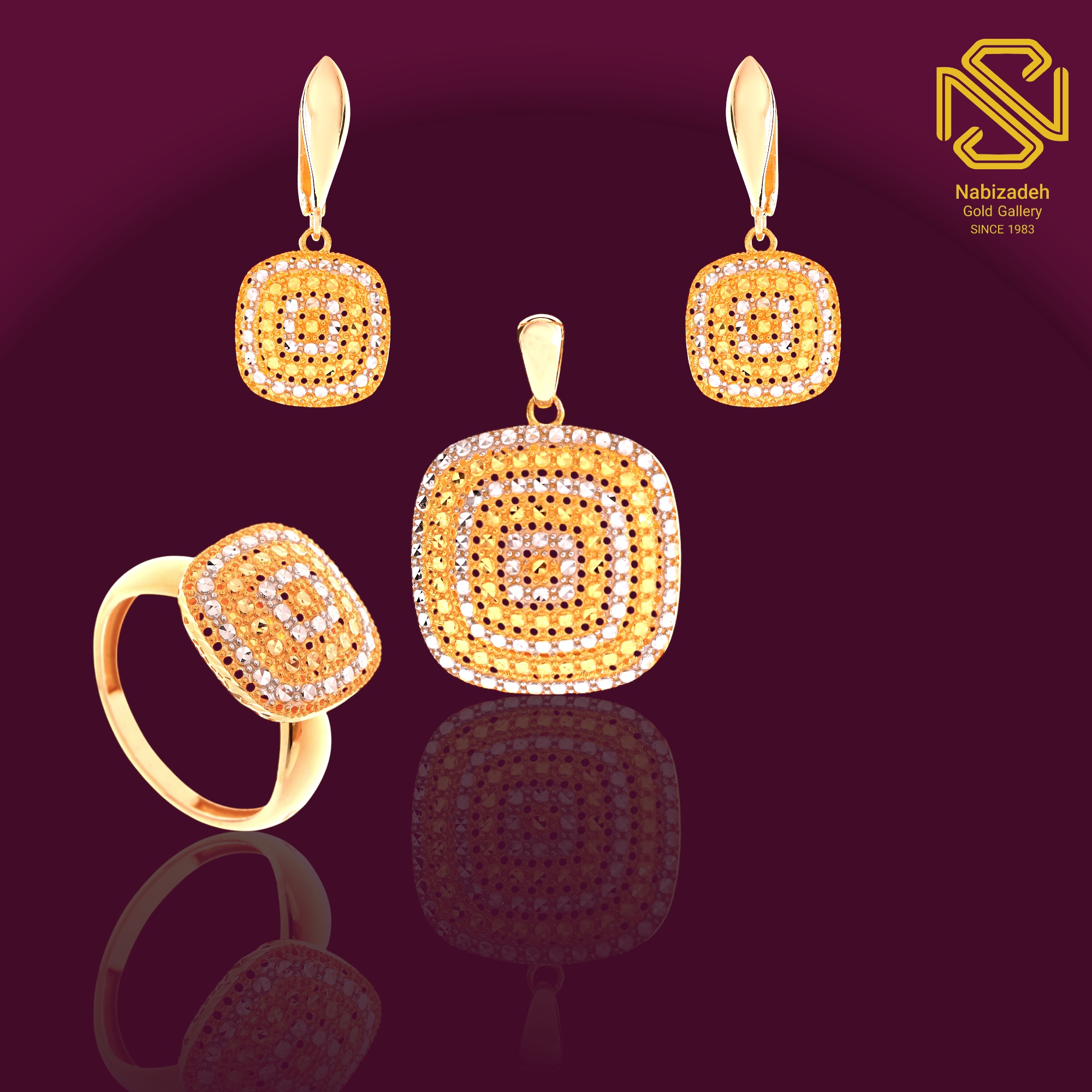 نیم ست آوا مربع H019 1 نیم ست آوا مربع