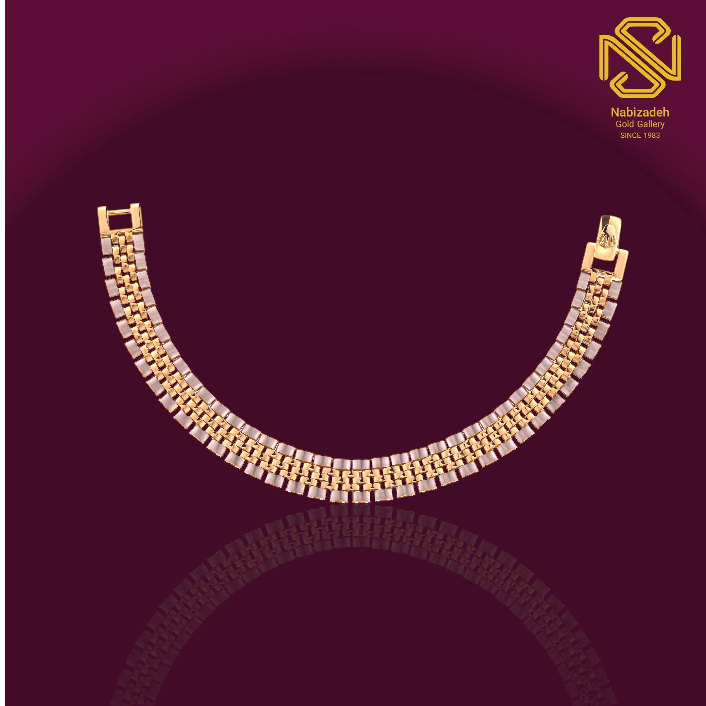 دستبند رولکس بافت دو