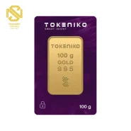 شمش 24 عیار 100 گرمی توکنیکو G066 6 شمش 24 عیار 100 گرمی توکنیکو