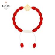 دستبند سنگی انار طلا B261