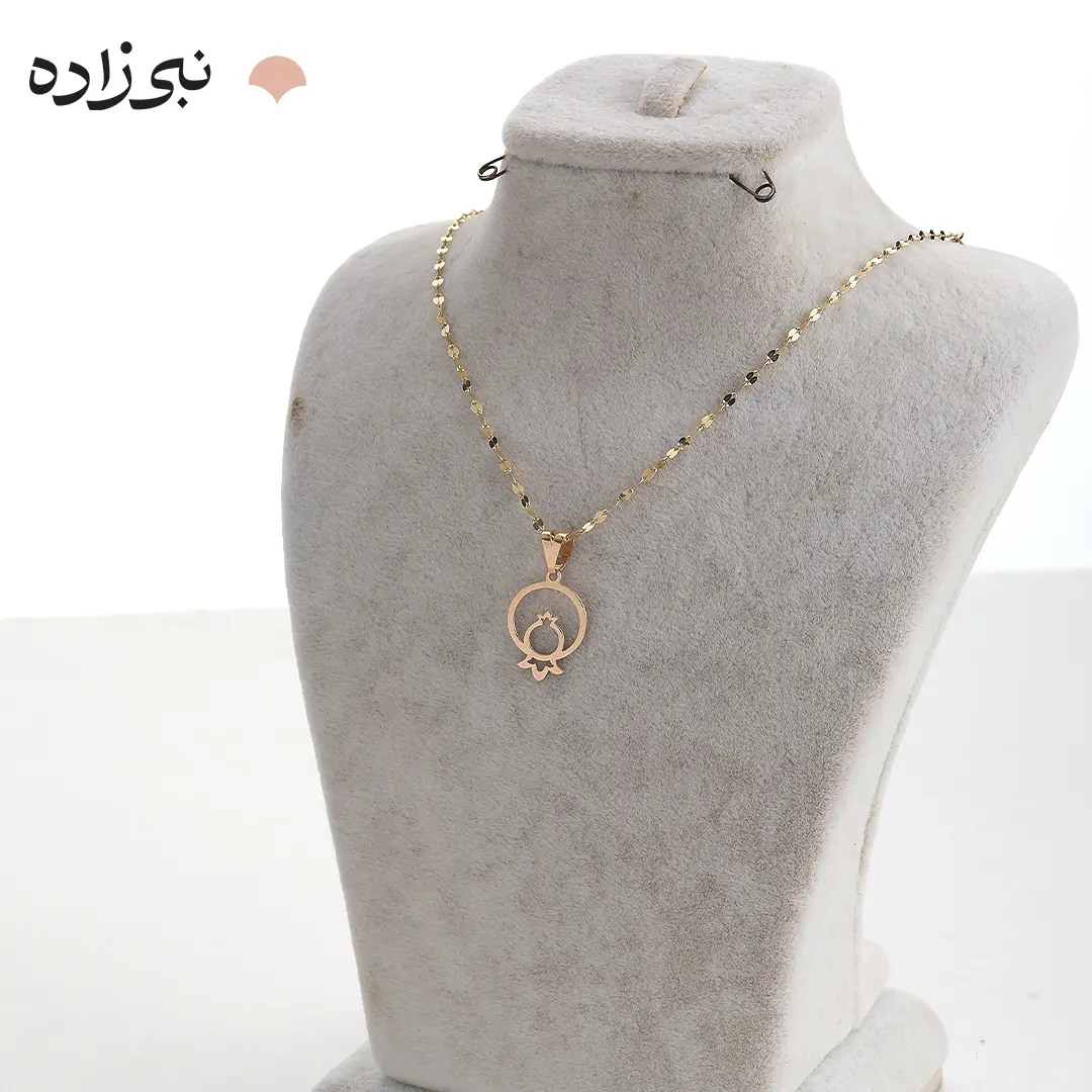 پلاک لیزری انار طلا C225 2 پلاک لیزری انار طلا C225