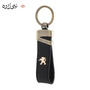 جایسوئیچی چرم و طلا طرح پژو K004 18 جایسوئیچی چرم و طلا طرح پژو